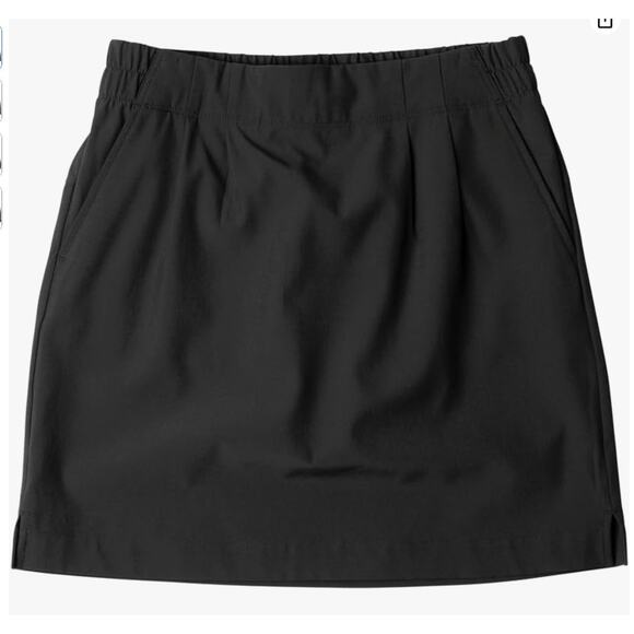 Kavu Dresses & Skirts - KAVU Windswell Skirt with Pockets - athletic, quick-dry  | Sz L, Black NEW